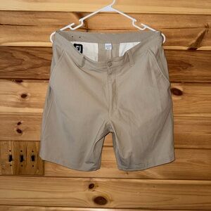 FootJoy Men's Tan Athletic Shorts